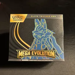POKEMON Mega Evolution ETB Elite Trainer Box LUCARIO - ENGLISH New and Sealed - Image 1