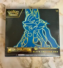 Pokemon Center Mega Evolution Lucario Elite Trainer Box BRAND NEW ETB SEALED - Image 1