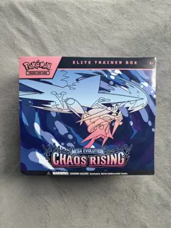 Pokemon Mega Evolution Chaos Rising Elite Trainer Box ETB Sealed Minor Box Wear - Image 1