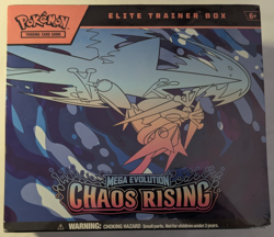Pokemon TCG Mega Evolution Chaos Rising ETB Elite Trainer Box Sealed Fennekin - Image 1