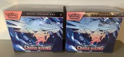 Pokemon TCG Mega Evolution CHAOS RISING Elite Trainer Box ETB Lot of 2 Sealed - Image 1