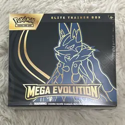 Pokemon TCG Mega Evolution Elite Trainer Box ETB Mega Lucario Factory Sealed - Image 1