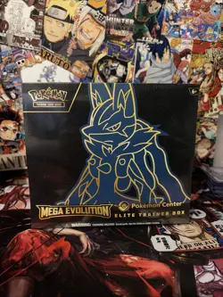 Pokemon TCG Mega Evolution Pokemon Center Elite Trainer Box ETB Sealed - Image 1