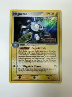 Magneton 16/108 EX Power Keepers Reverse Holo Rare Vintage Pokemon TCG Card - Image 2