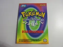 Dragonair E11 of 12 Topps Pokemon Card LP - Image 2