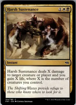 Harsh Sustenance 154 - Fate Reforged NM - Magic: The Gathering TCG - Image 1