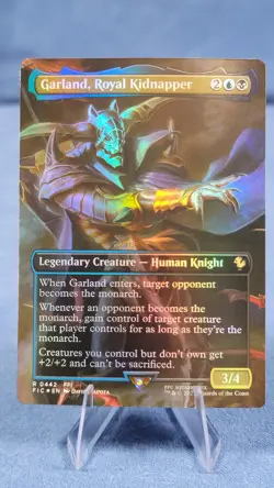 Garland, Royal Kidnapper (Borderless) (Foil) MTG Commander: Final Fantasy (FIC) - Image 1