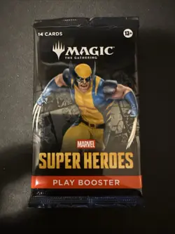 Magic the Gathering Marvel Super Heroes Play Booster Pack Sealed 14 Cards - Image 1