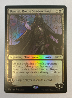 MTG - Secret Lair: Stained Glass Planeswalkers - Davriel, Rogue Shadowmage - Image 1