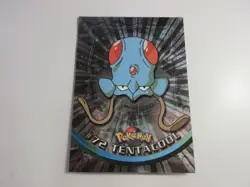 Tentacool Holo Topps Pokemon Card Played - Image 1