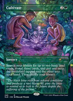 MTG Cultivate (246) - Foil, NM-Mint, English Secret Lair Drop Series - Image 1