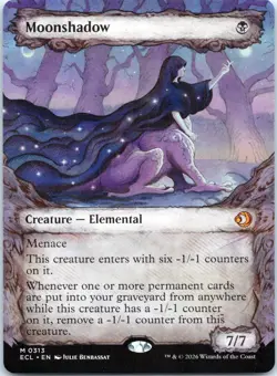 Moonshadow (0313) (Showcase) 313 Mythic Lorwyn Eclipsed NM - Image 1