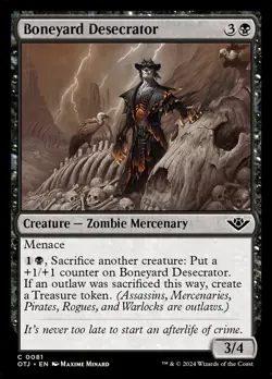 Boneyard Desecrator (81) – Outlaws of Thunder Junction – MTG Magic the Gathering - Image 1