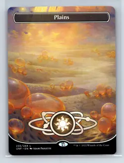Unfinity #486 Plains (486) (Borderless) (Galaxy Foil) - Image 1