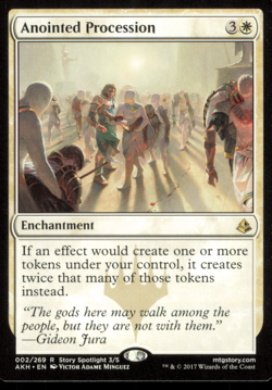 MTG Magic The Gathering Amonkhet #2 002/269 Anointed Procession R - Image 1