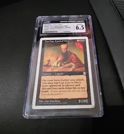 MTG Magic the Gathering Portal Three Kingdoms #68 Cao Cao Lord CGC Graded 6.5 - Image 1