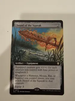 Sword of the Squeak (Extended Art) Commander: Bloomburrow Regular - Image 1