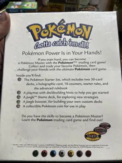 Original 1999 Pokemon Trading Card Game Starter Gift Box Sealed - Image 2