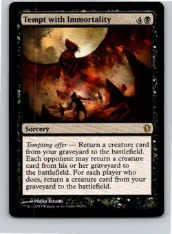 Magic the Gathering Tempt with Immortality Commander 2013 MTG Free Shipping! - Image 1