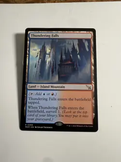 Thundering Falls Dual Land Murders at Karlov Manor Regular MTG Magic Card. Rare. - Image 1