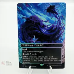 MTG Creeping Tar Pit (0009) (Borderless) Edge of Eternities: Stellar Sights NM - Image 1