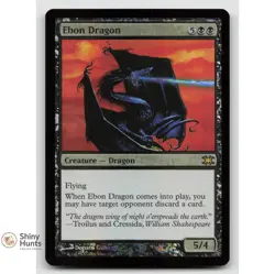 Magic: The Gathering Ebon Dragon 6 From the Vault: Dragons Foil NM - Image 1