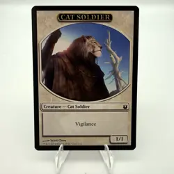 MTG Cat Soldier TOKEN Born of the Gods NM 2/11 MTG - Image 1