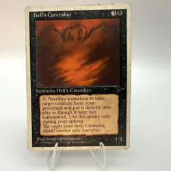 Magic The Gathering Chronicles Hell's Caretaker Regular MP - Image 1