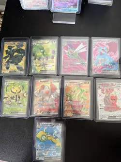 Pokemon TCG - Ultra Rare Full Art Trading Card Lot of 9 Cards - Image 1