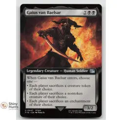 Magic: The Gathering Gaius van Baelsar (Extended Art) 447 FINAL FANTASY NM reg - Image 1