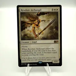 Magic The Gathering Resolute Archangel Magic 2015 Regular NM - Image 1