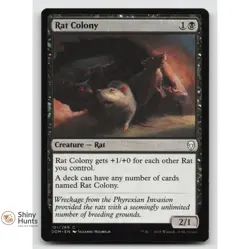 Magic: The Gathering Rat Colony 101 Dominaria NM - Image 1