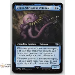 MTG Ultros, Obnoxious Octopus (Extended Art) 442 FINAL FANTASY NM reg - Image 1
