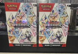 LOT OF 2 - Pokemon TCG Prismatic Evolutions Booster Bundle - FACTORY SEALED - Image 1