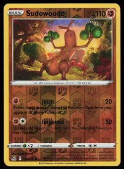 Sudowoodo 094/196 Common Lost Origin Pokemon Reverse Holo Lightly Played - Image 1