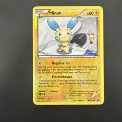 2012 Pokemon Black & White Dark Explorers Minun Reverse Holo #40/108 NM - BC24 - Image 1