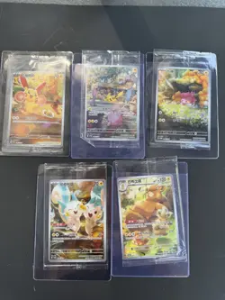 Pokemon 5 TCG Cards (Pictured) Still Sealed In Factory Plastic PROMOS M-NM - Image 1