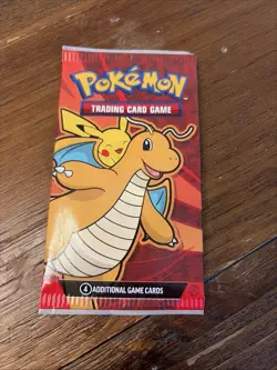 2024 McDonalds Pokemon Dragonite Booster Sealed Promo Card Pikachu TCG HTF - Image 1