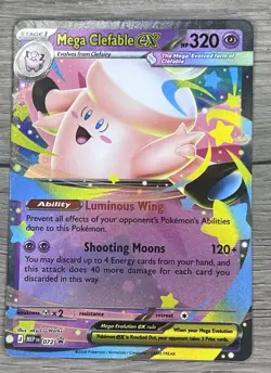 Pokemon TCG Mega Clefable ex Mega Evolution Promo Card 072 - Image 1