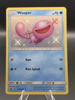 Wooper SV9/SV94 Hidden Fates Shiny Vault Pokemon TCG - Image 1