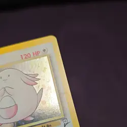 Pokemon TCG Chansey 3/130 Base Set 2 Holo Rare 120 Lp-Dmg Dent See Description - Image 4