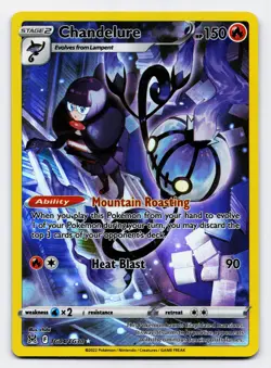 Chandelure [TG04/TG30] SWSH: Lost Origin Ultra Rare [Pokemon Card English] - Image 1