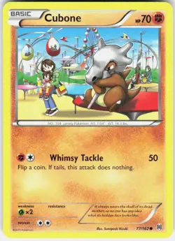 Cubone 77/162 Common BREAKthrough Pokemon Near Mint - Image 1