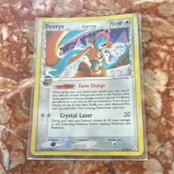 Pokemon Deoxys EX Holon Phantoms Rare Basic 70 HP 20 Attack 5/110 English Card - Image 1