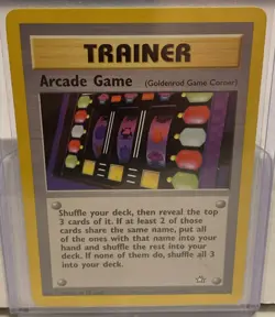 Arcade Game 83/111 Neo Genesis Trainer Pokemon Card LP+ - Image 1