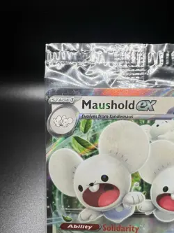 Maushold ex 155/182 Pokemon Paradox Rift Ultra Rare Card NM SEALED - Image 2