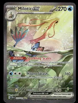 Pokemon Cards Milotic ex 237/191 Holo Surging Sparks DMG *CREASE* - Image 1