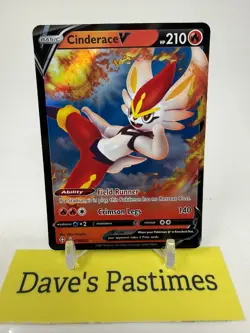 Cinderace V 018/072 Shining Fates NM Ultra Rare Pokemon Card P2 - Image 1