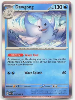 Dewgong 019/088 Holo ME03: Perfect Order Pokemon NM - Image 1
