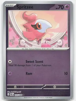 Spritzee 035/088 Reverse Holo ME03: Perfect Order Pokemon NM - Image 1